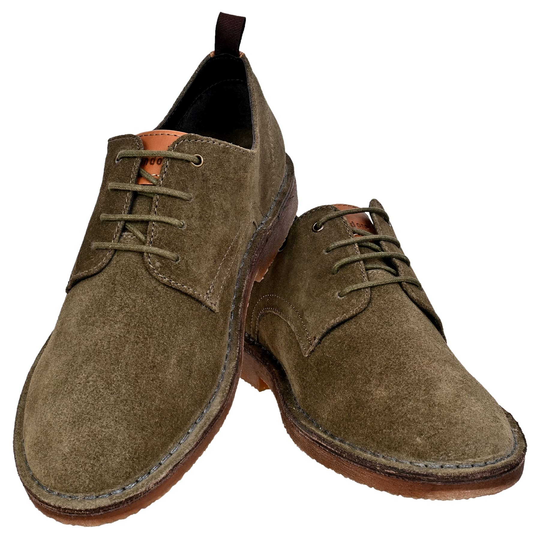 HX London Suede Derby Lace-Up Shoes for Men Olive (B0BSS315DW) Amazon Price History, Amazon Price Tracker