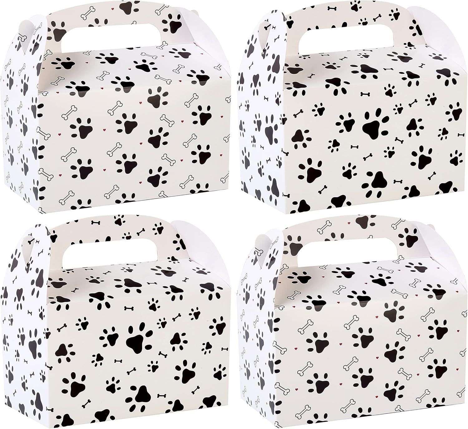 Puppy Dog Pet Gift Treat Boxes Paw Patrol Birthday Decorations 12 Pack Dog Party Favor Boxes for Kids Birthday Party Baby Shower Decorations