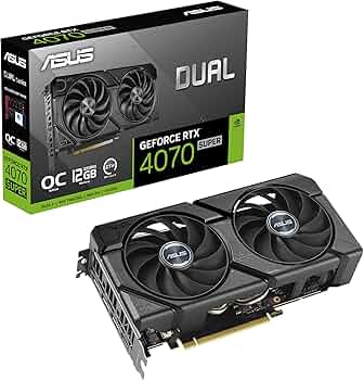 Amazon.com: ASUS Dual GeForce RTX™ 4070 Super EVO OC Edition 12GB