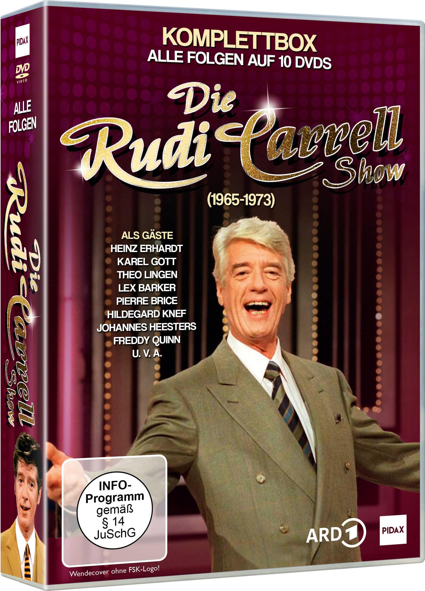 Die Rudi Carrell Show - Komplettbox - Alle 27 Folgen der Kult TV-Serie auf 10 DVDs in Sammler-Box (Pidax Serien-Klassiker)