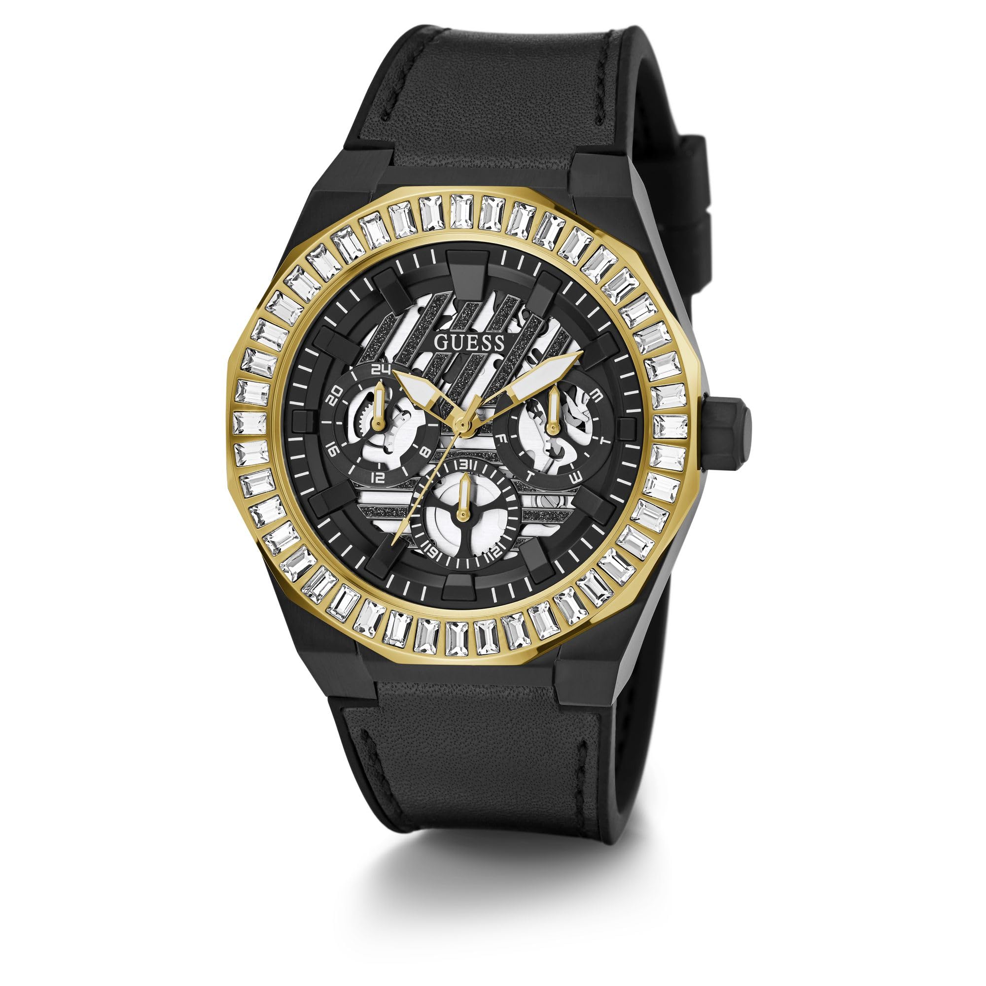 GUESS Stainless Steel Analog Black Dial & Band Mens Watch-Gw0567G1 (B0CLJ1L9BH) Amazon Price History, Amazon Price Tracker
