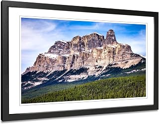 Rocky Mountains Photography Print. Banff Alberta Framed Wall Art.