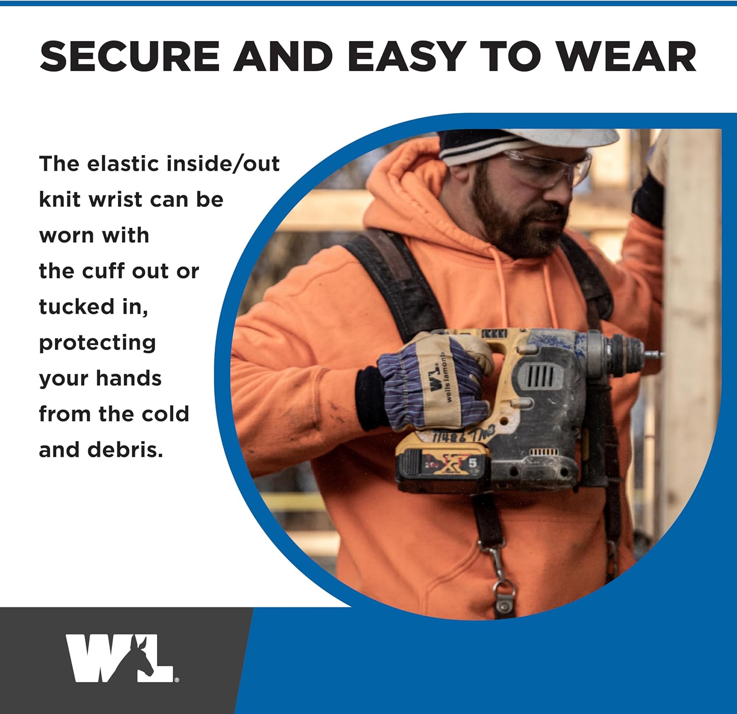 Wells Lamont Men's Heavy Duty Leather Winter Work Gloves with Thinsulate Insulation | XX-Large (5127XX)