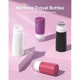 Morfone 16 Pack Travel Bottles Set for Toiletries, TSA Approved Travel Containers Leak Proof Silicone Squeezable Travel Accessories 2oz 3oz for Shampoo Conditioner Lotion Body Wash (BPA Free)