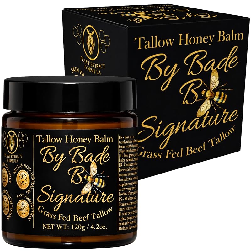 Balm facial e corporal BYBADE SIGNATURE com sebo bovino, mel e cera de abelha, 120 g