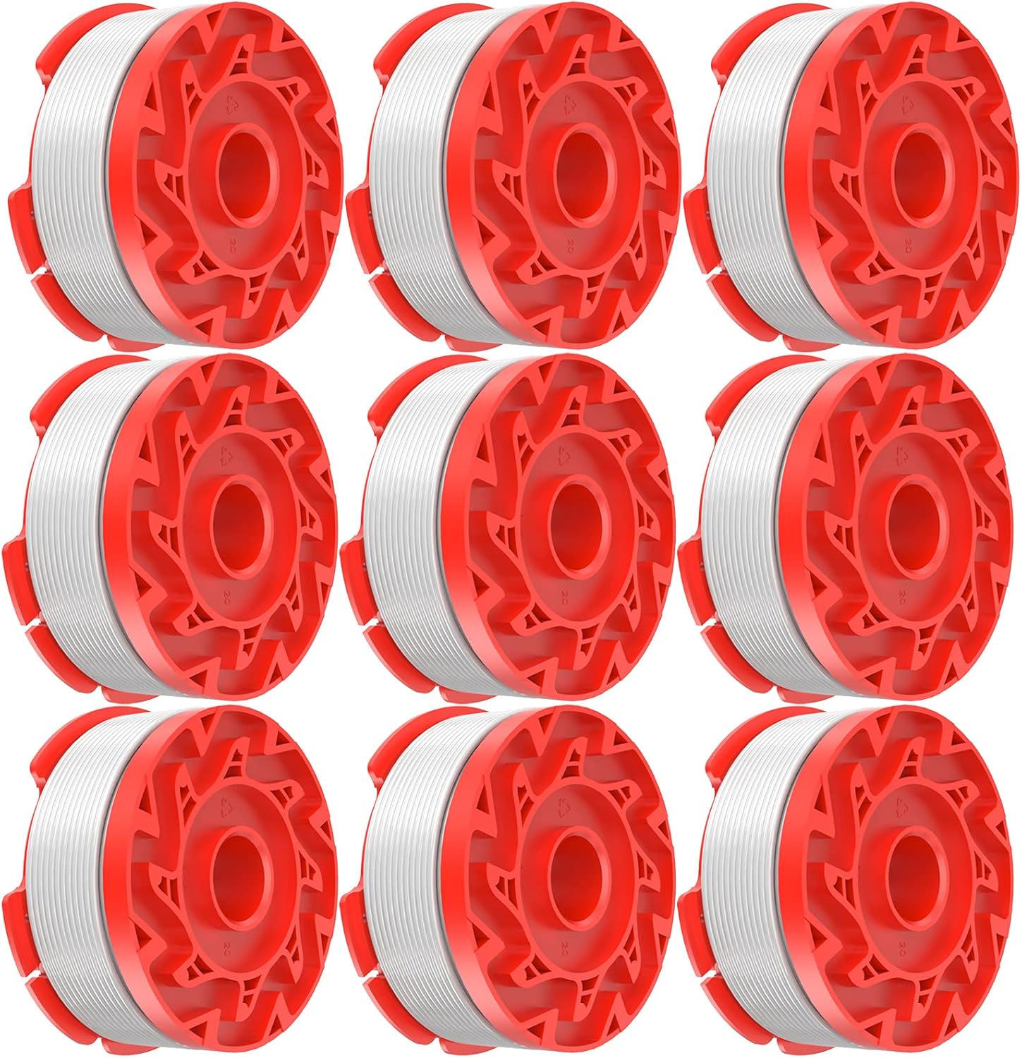 9 Pcs String Trimmer Spools for Craftsman CMZST065 CMCST900 CMESTA900 CMESTE920 CMCST98020 CMZST065