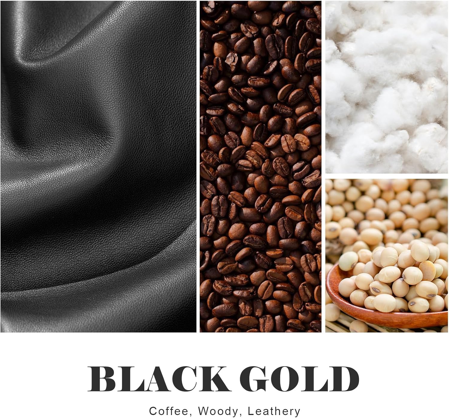 Scented Candle for Men - Man Cave Gifts Coffee Leather Woody Scent | 50Hr Burn Soy Wax Candle in Metal Tin (9oz) - Masculine Home Decor, Birthday Gift for Him - Image 3