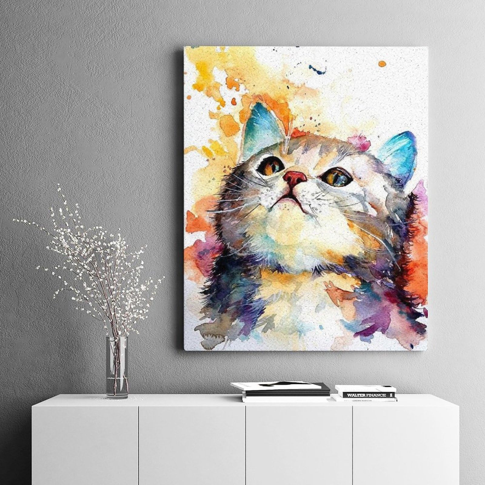#油彩 #油絵 油彩 S15号 cat」 Succulent 死ぬ程可愛い猫の油絵(^^) #oilpainting #猫の絵 #猫 絵画