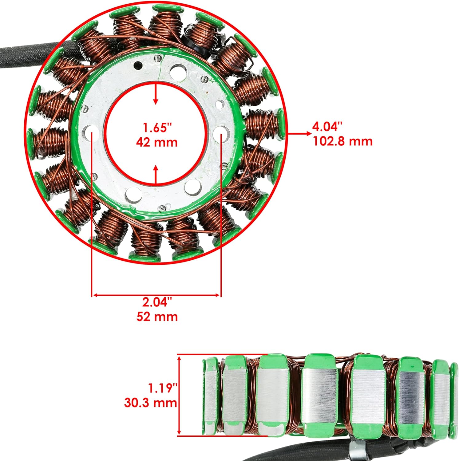 Caltric Stator and Regulator Rectifier Compatible With Kawasaki VN800A Vulcan 800 1995 1996 1997 1998 1999 2000-2005
