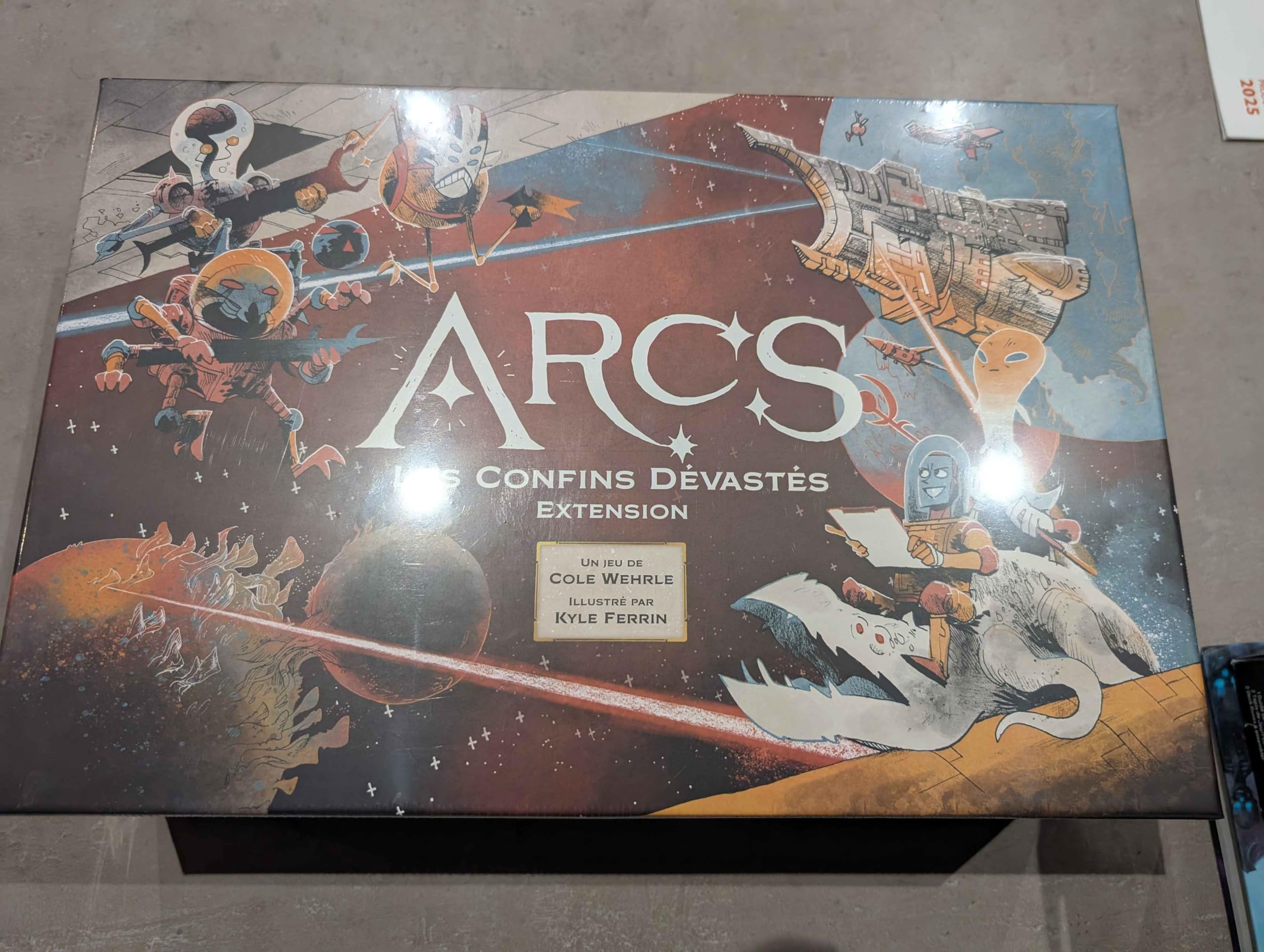 Arcs : Les Confins Dévastés (Version Française) – Extension Campagne Narrative Sci-FI – Jeu de Société Stratégique 2 à 4 Joueurs – Matagot