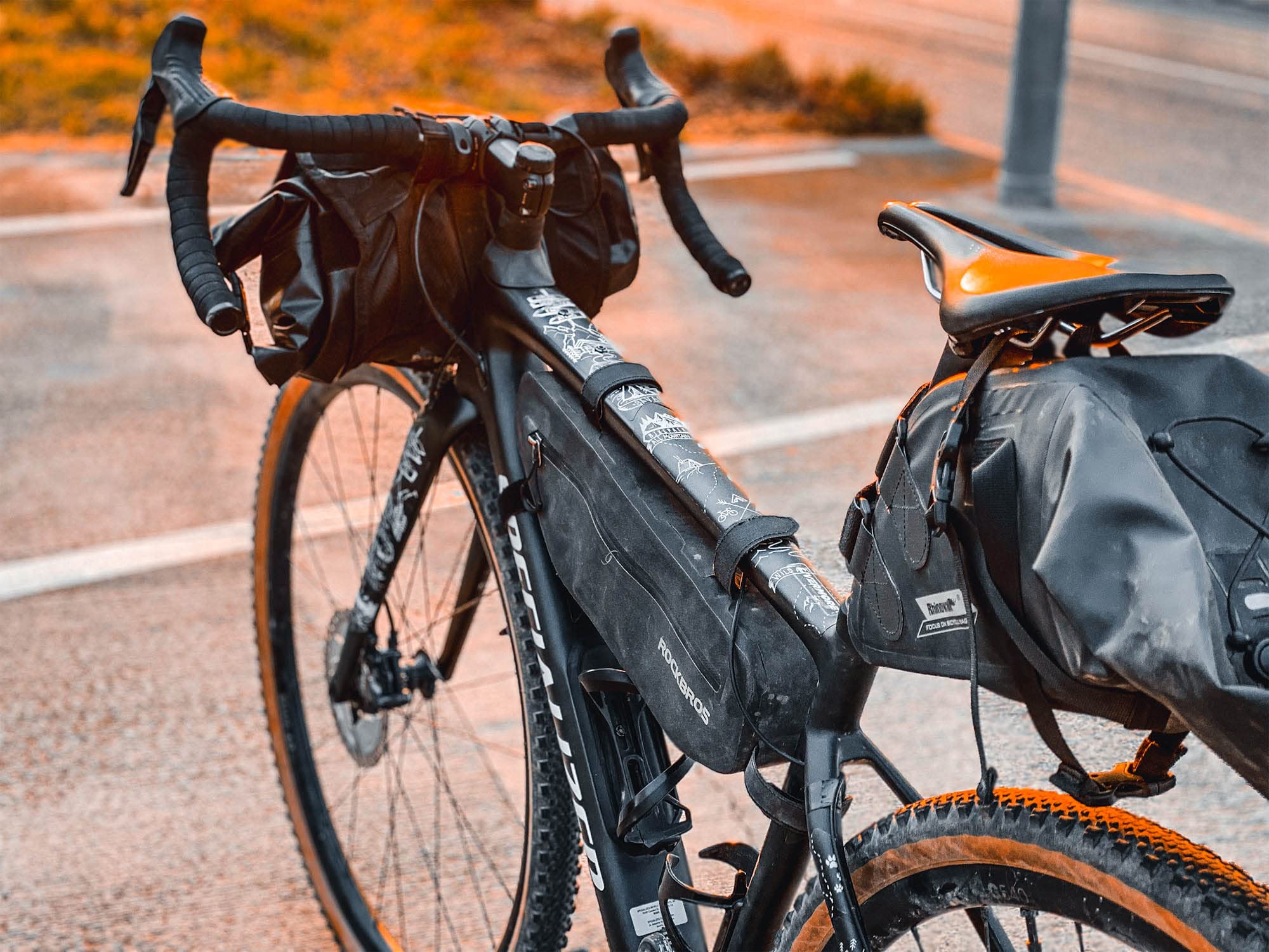 All Mountain Style Frame Guard Zwart/Zilver