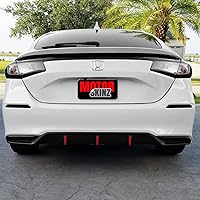 Vista 6 de SlickMod Protector de vinilo para luces traseras, precortado, tinte ahumado, para Honda Civic Hatchback 2022-2023