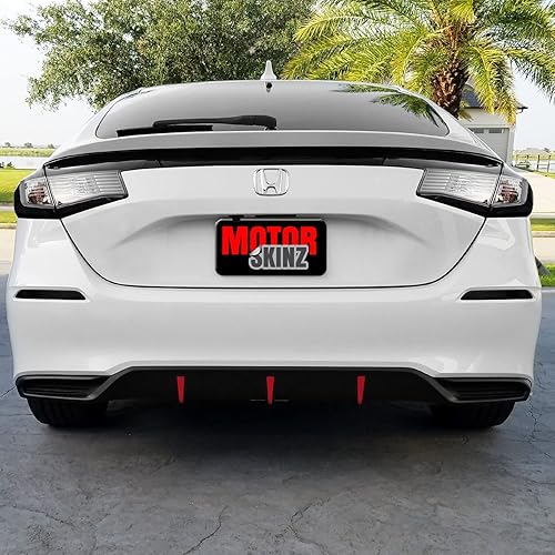 Miniatura 6 de SlickMod Protector de vinilo para luces traseras, precortado, tinte ahumado, para Honda Civic Hatchback 2022-2023 (2. Recorte de luz trasera, 20%