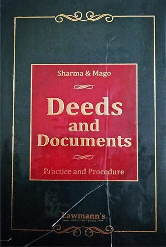 DEEDS and DOCUMENTS - Practice and Procedure (A First Class Hard Bound Volume for various deeds and documents)