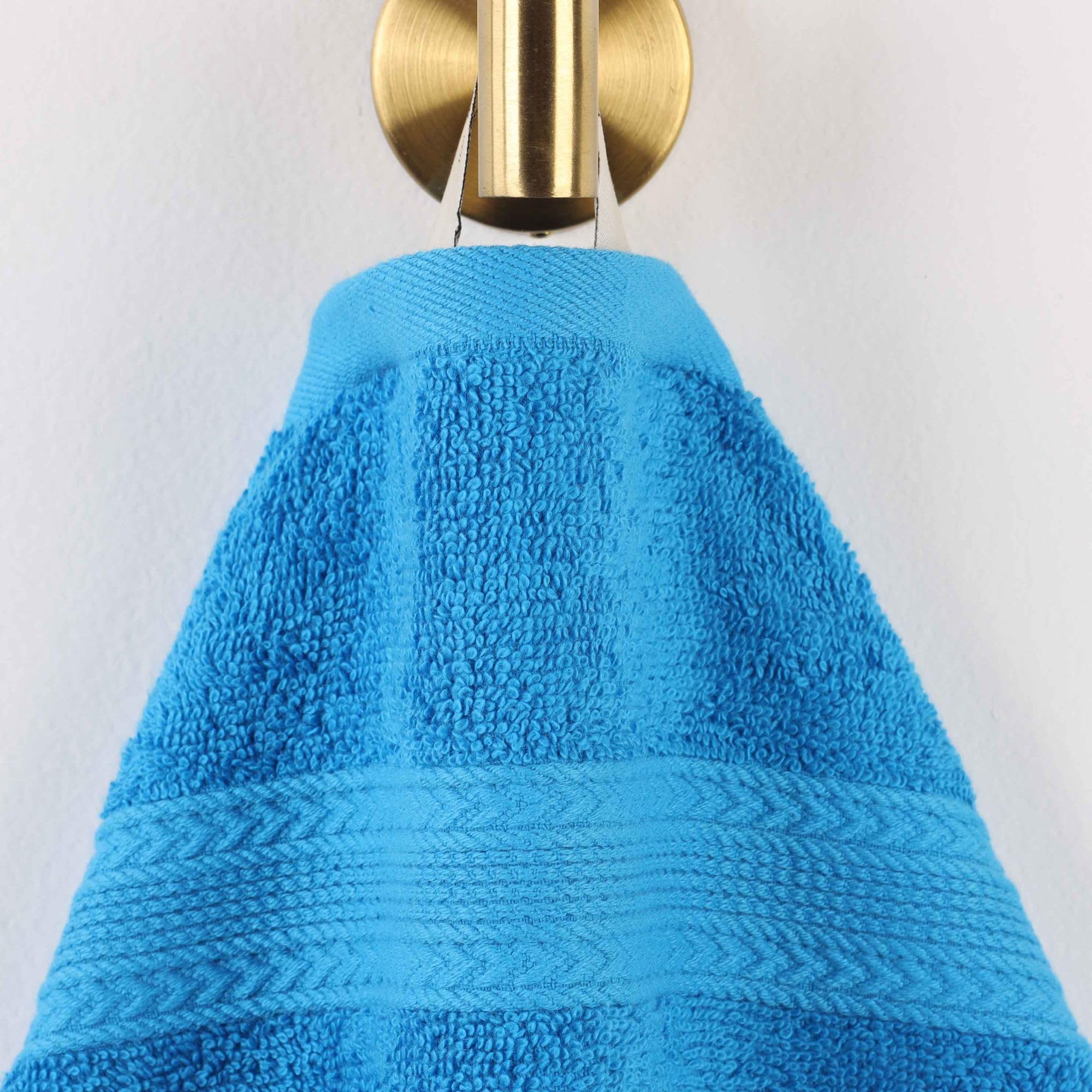 Set di 12 asciugamani in cotone ecologico di qualità superiore per casa, dormitorio e appartamento. Assorbenti, ad asciugatura rapida, morbidi. Include 4 asciugamani da bagno, 4 per le mani e 4