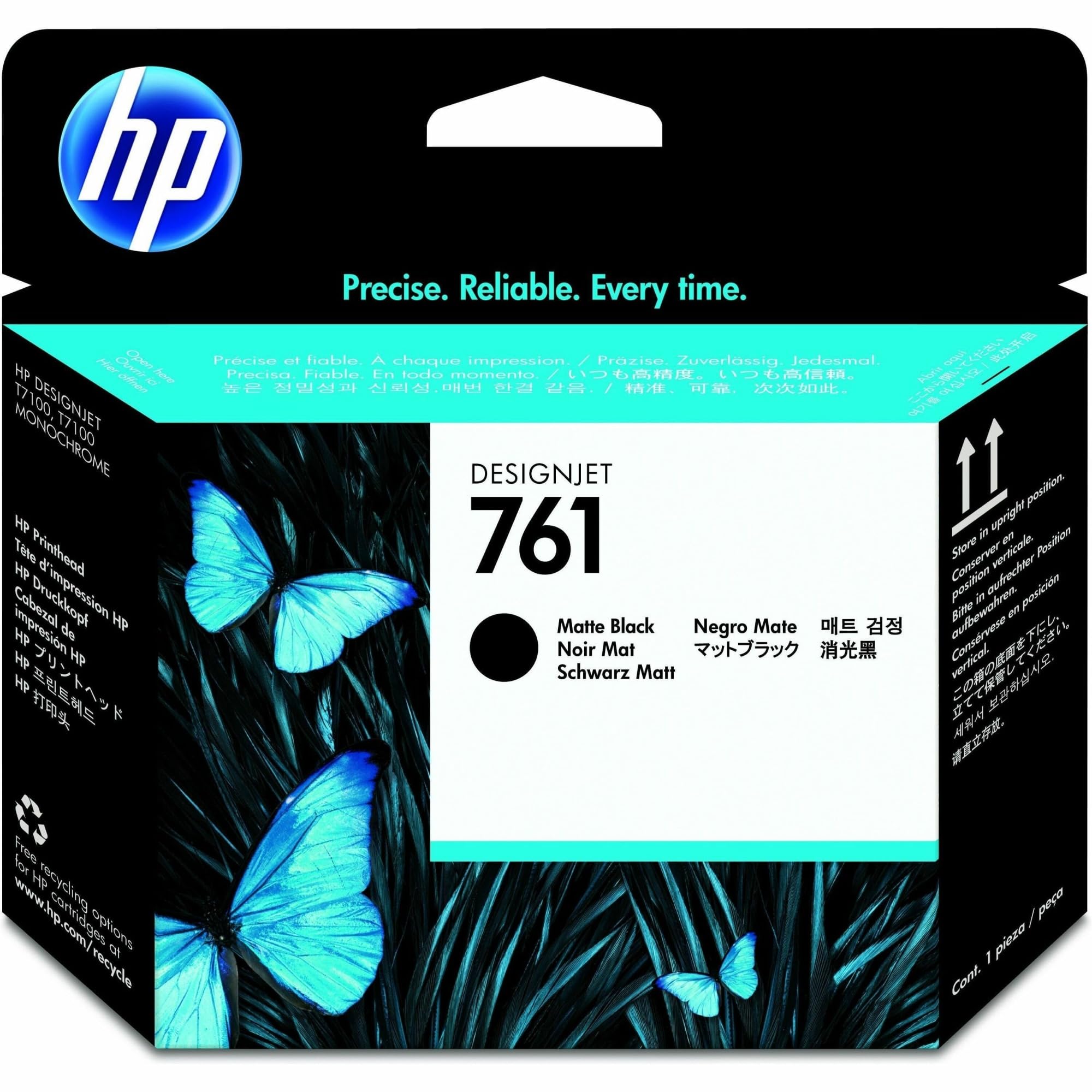 Hewlett-Packard Hewch648A Hp Br Designjet T7100-1- Number 761 Matte Blk Printhd