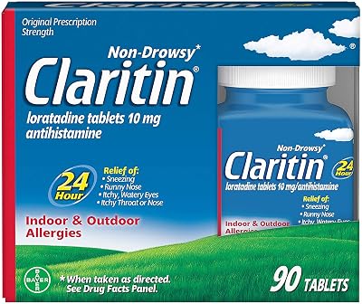 Claritin Indoor & Outdoor Allergy Relief, 90-Tablets