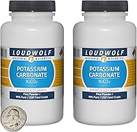 Vista 6 de Carbonato de potasio / botella de 8 onzas / 99% puro USP grado alimenticio/polvo fino