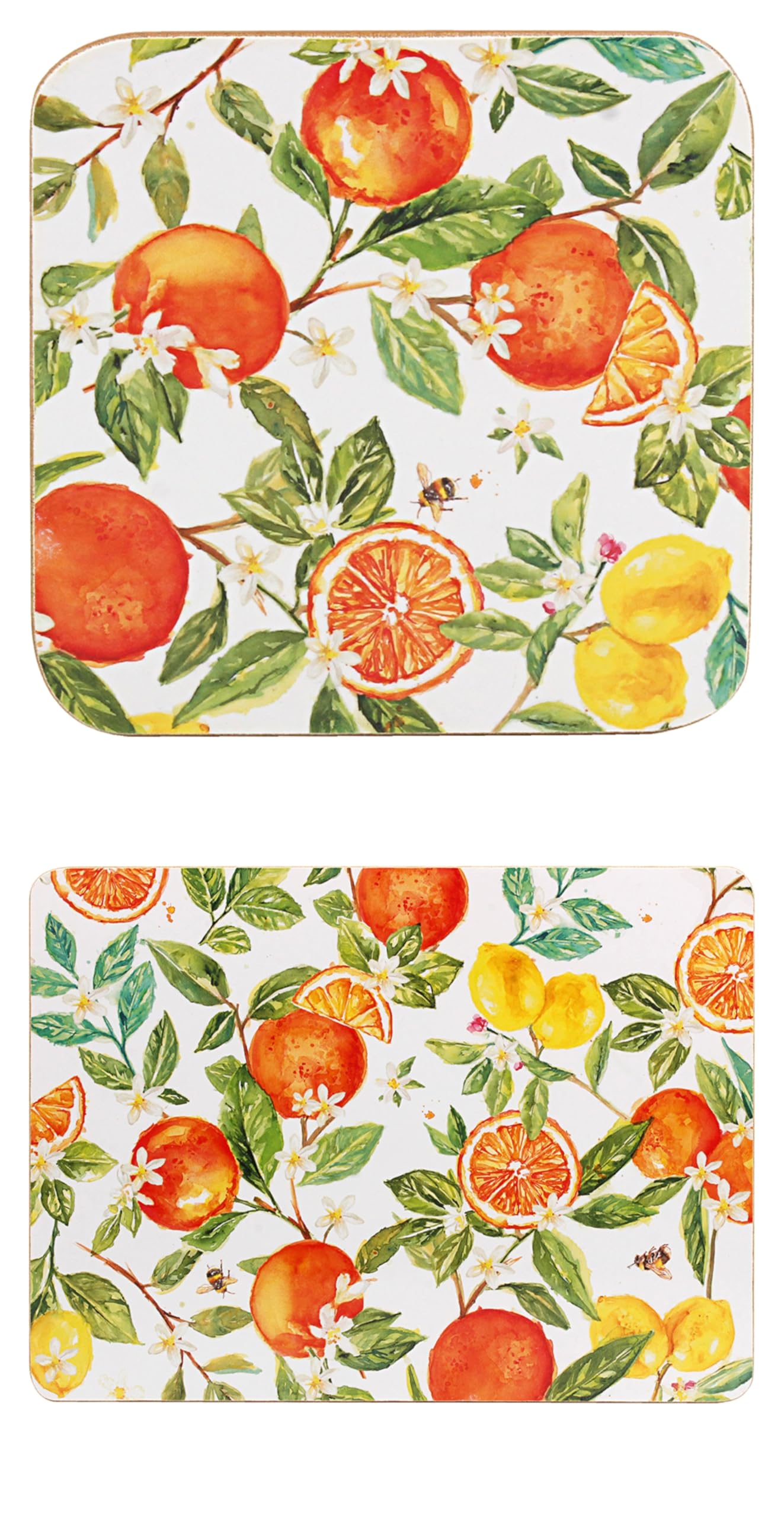 Tamersgifts Lemons Placemat And Coaster Set Sets Of 4 Placemats With 4 Matching Coasters (Lemons Placemat And Coaster Set)