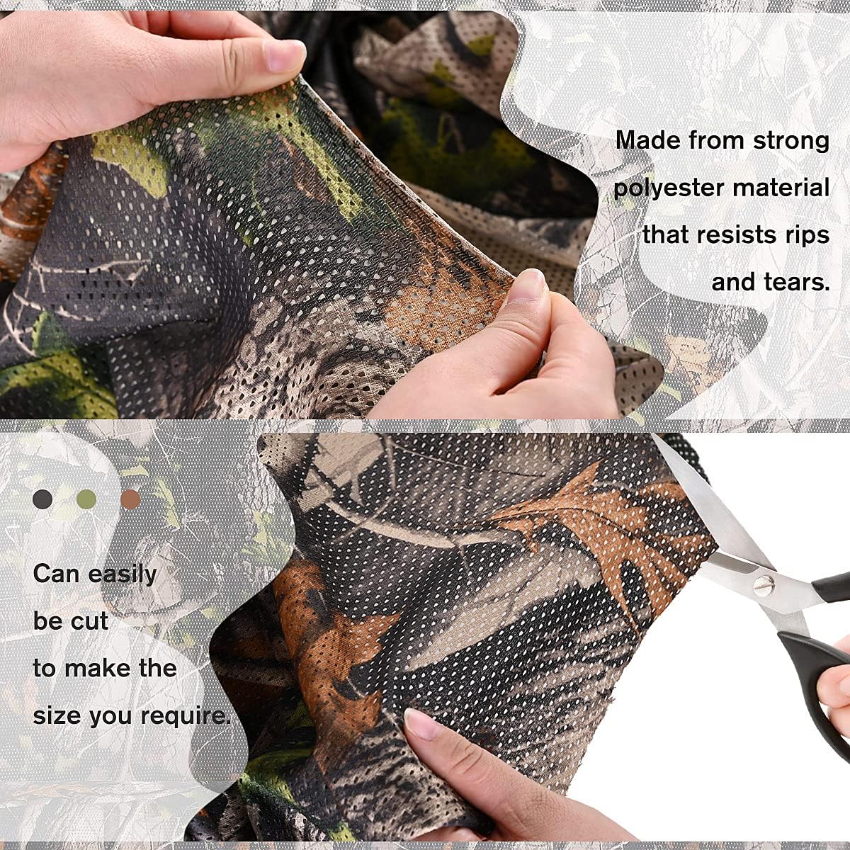 EAmber Camo Net Camouflage Netting Blinds Military Hunting Mesh for Shooting Hunting Party Supplies Decorations : Sports & Outdoors