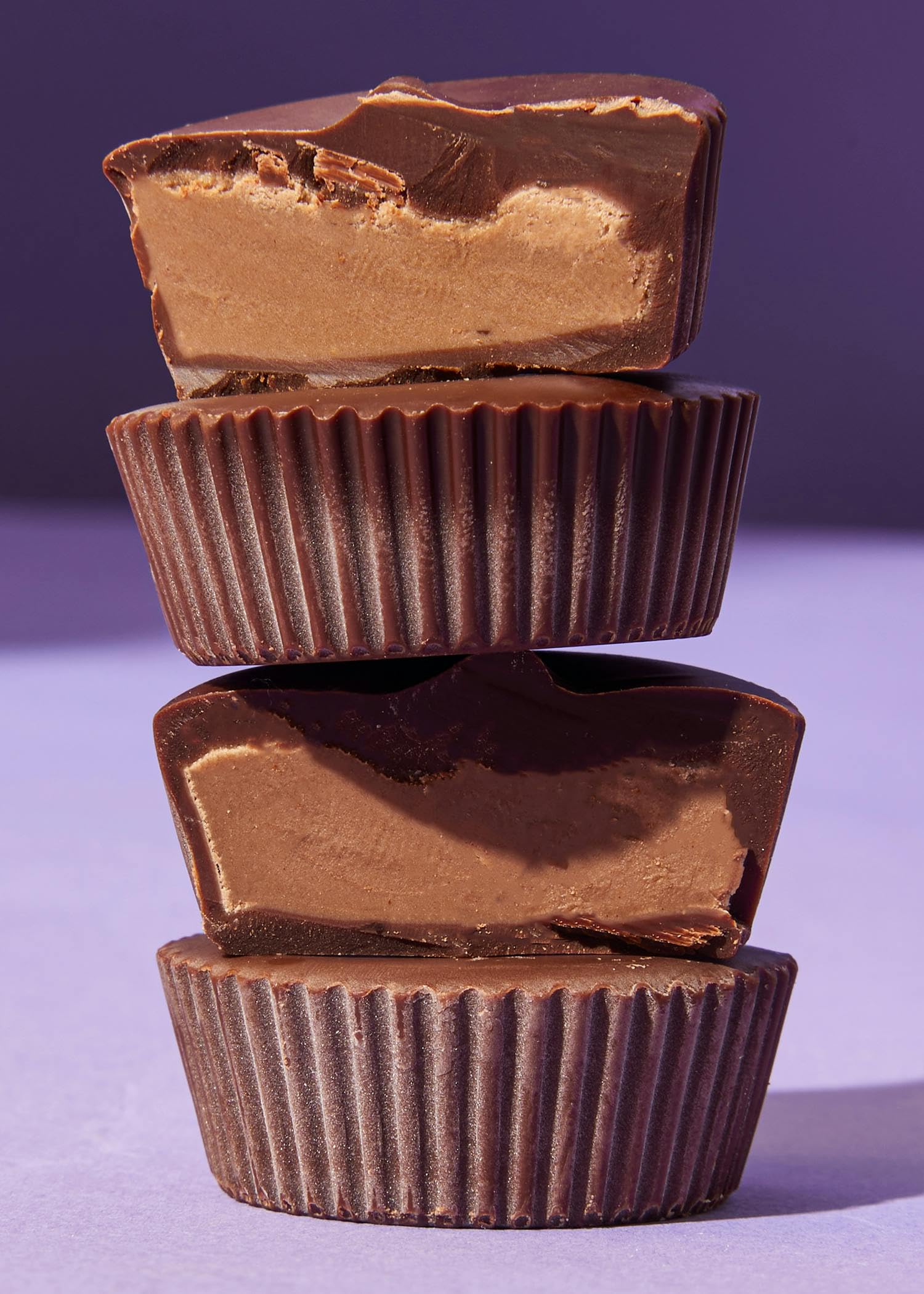 KoRo - Nut Butter Cups noisettes bio salées 12 x 3x13g - Chocolat croquant - Crème de noisettes grillées - Vegan