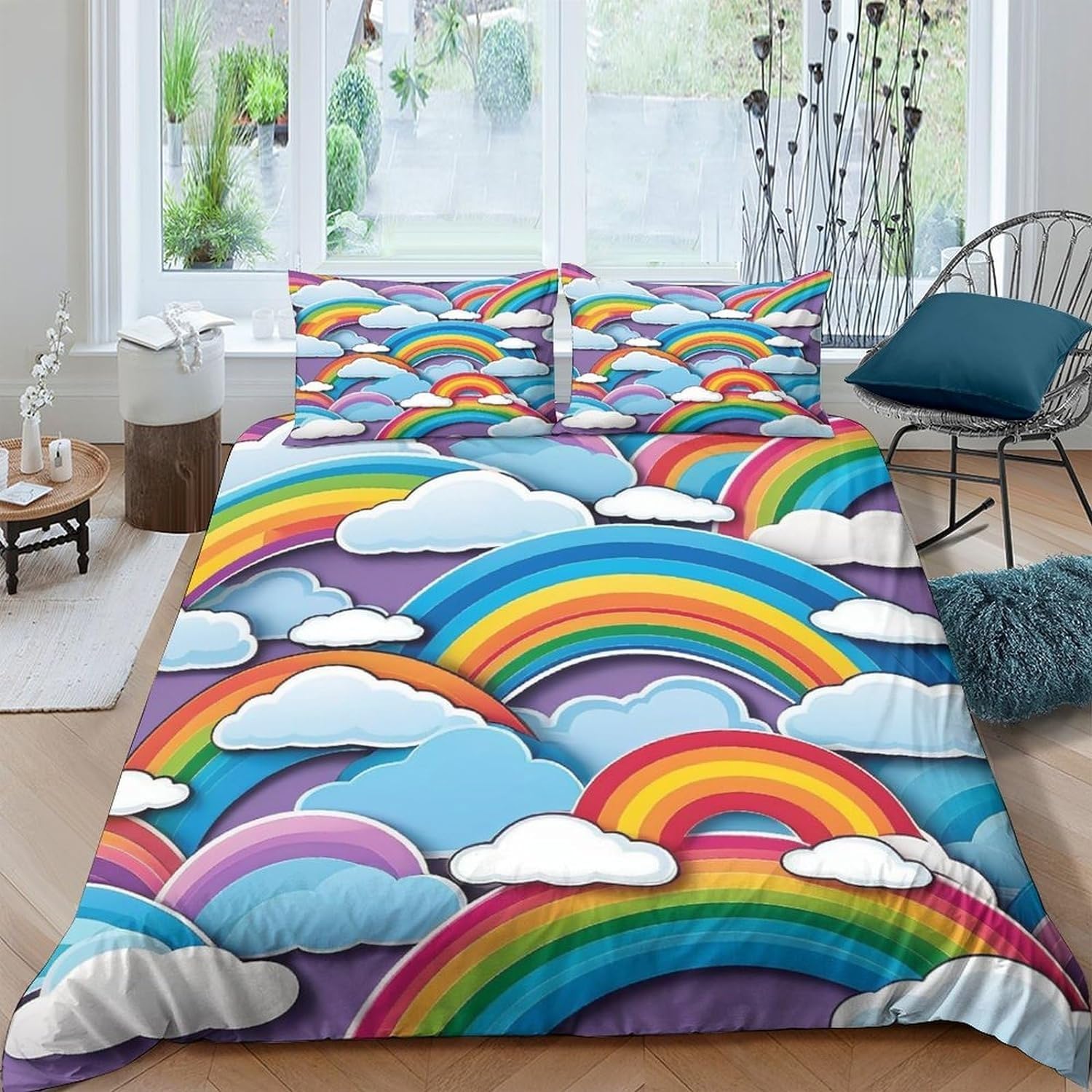 Parure de lit 200x200 des nuages pour transformer votre chambre en un cocon de douceur