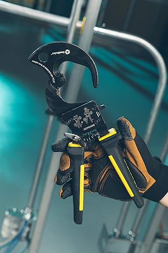 Miniatura 4 de Southwire Cortadores de cables de trinquete compactos de alta resistencia CCPR400 con asas de agarre cómodo | Cortador de cables Klein Tools 63050,