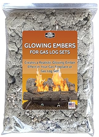 Midwest Hearth Glowing Embers for Gas Logs – 6 oz