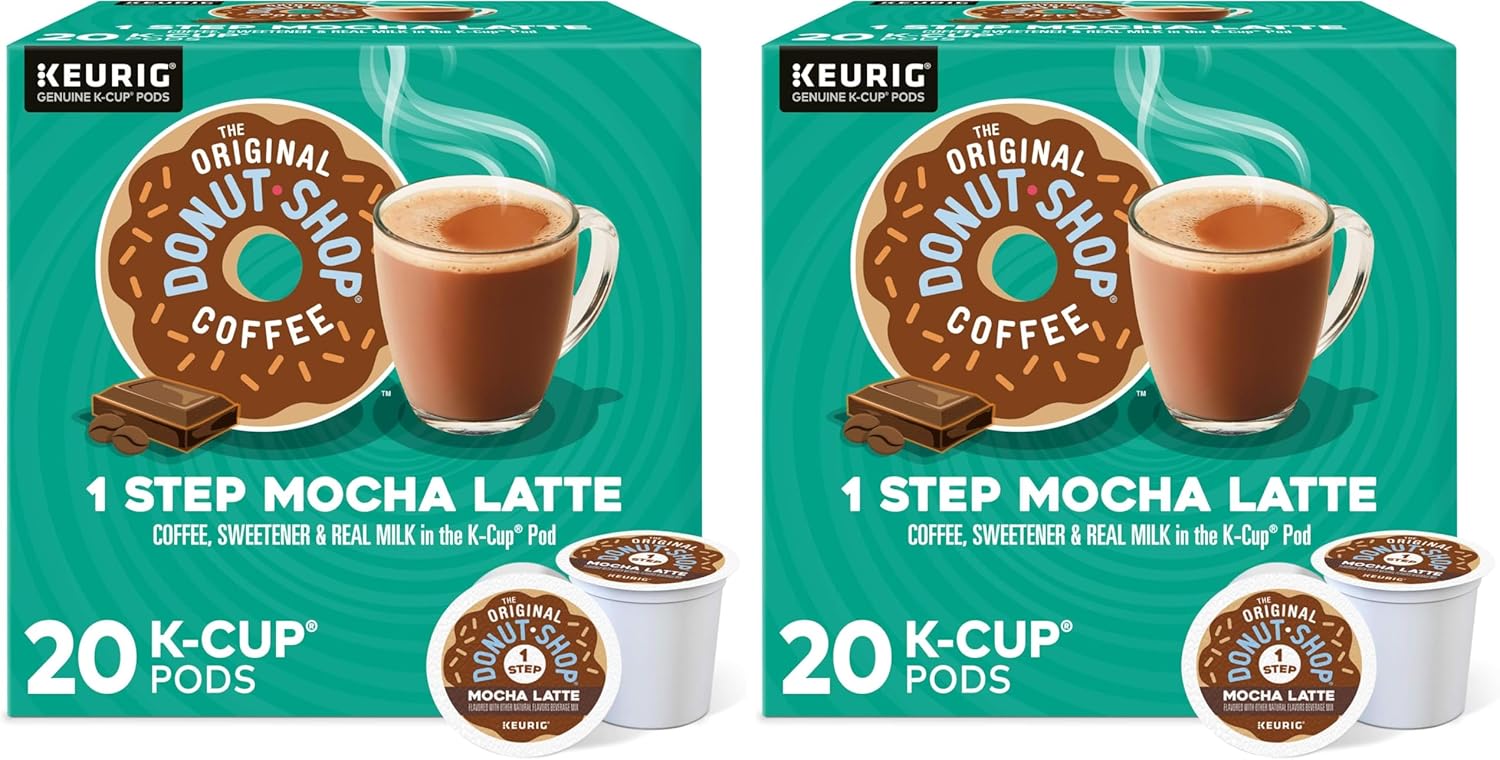 Mocha One-Step Latte, Single Serve Coffee K-Cup