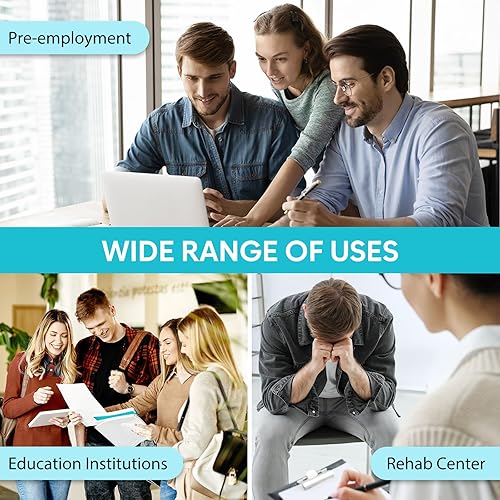 Vista 6 de Areta Taza de prueba de múltiples drogas: (5 unidades) en casa kit de prueba de drogas, prueba de 14 medicamentos AMP, BAR, BUP, BZO, COC, MDMA