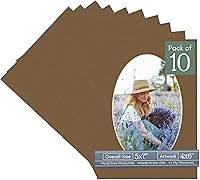 Vista 360 de CountryArtHouse Marco ovalado verde cazador de 5 x 7 pulgadas, sin ácidos, con núcleo blanco, corte biselado para fotos de 4 x 6, se adapta a marcos