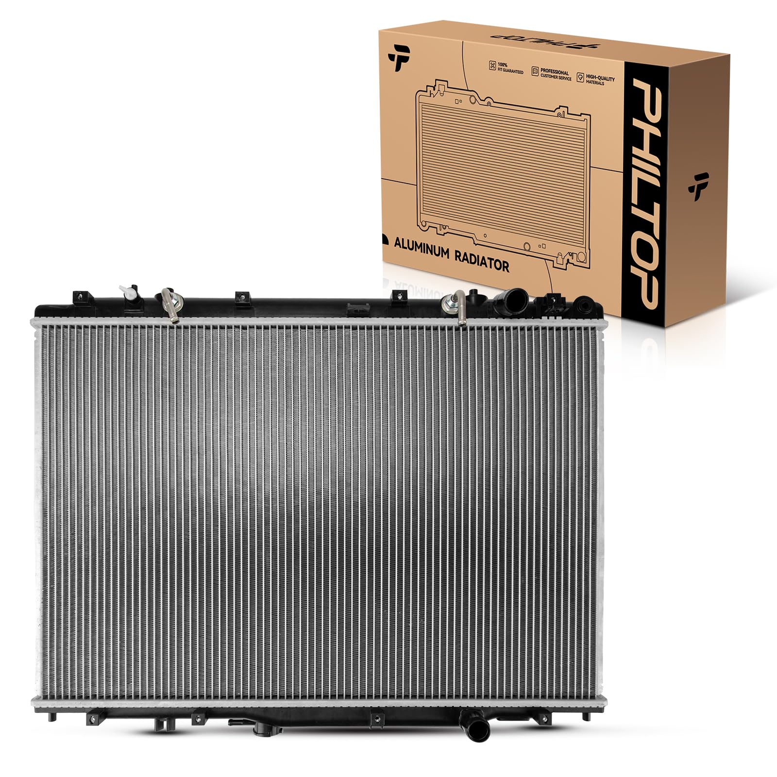PHILTOP Car Radiators Compatible with 2003 2004 2005 2006 MDX, 2005 Pilot CU2740