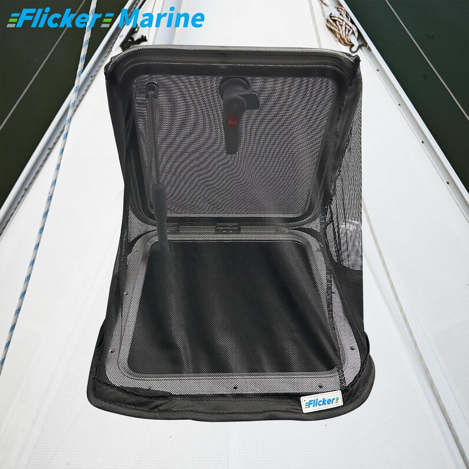 Mosquito Net/Insect Net for Square Hatches of Ships | No Reflective Strips | with Weight | Multiple Sizes | Polyester (860 * 860mm)