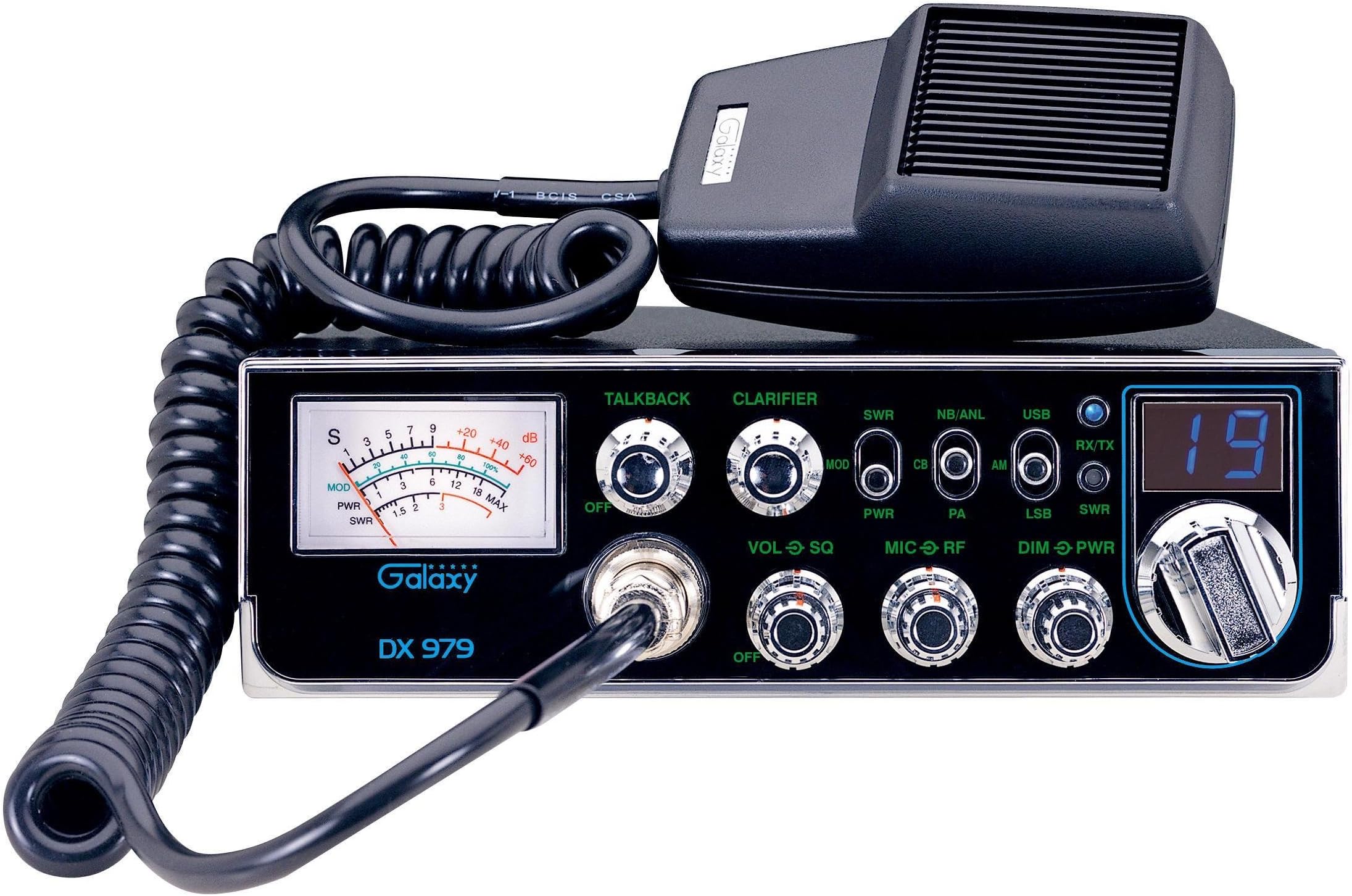 Galaxy DX-979 40 Channel AM/SSB Mobile CB Radio