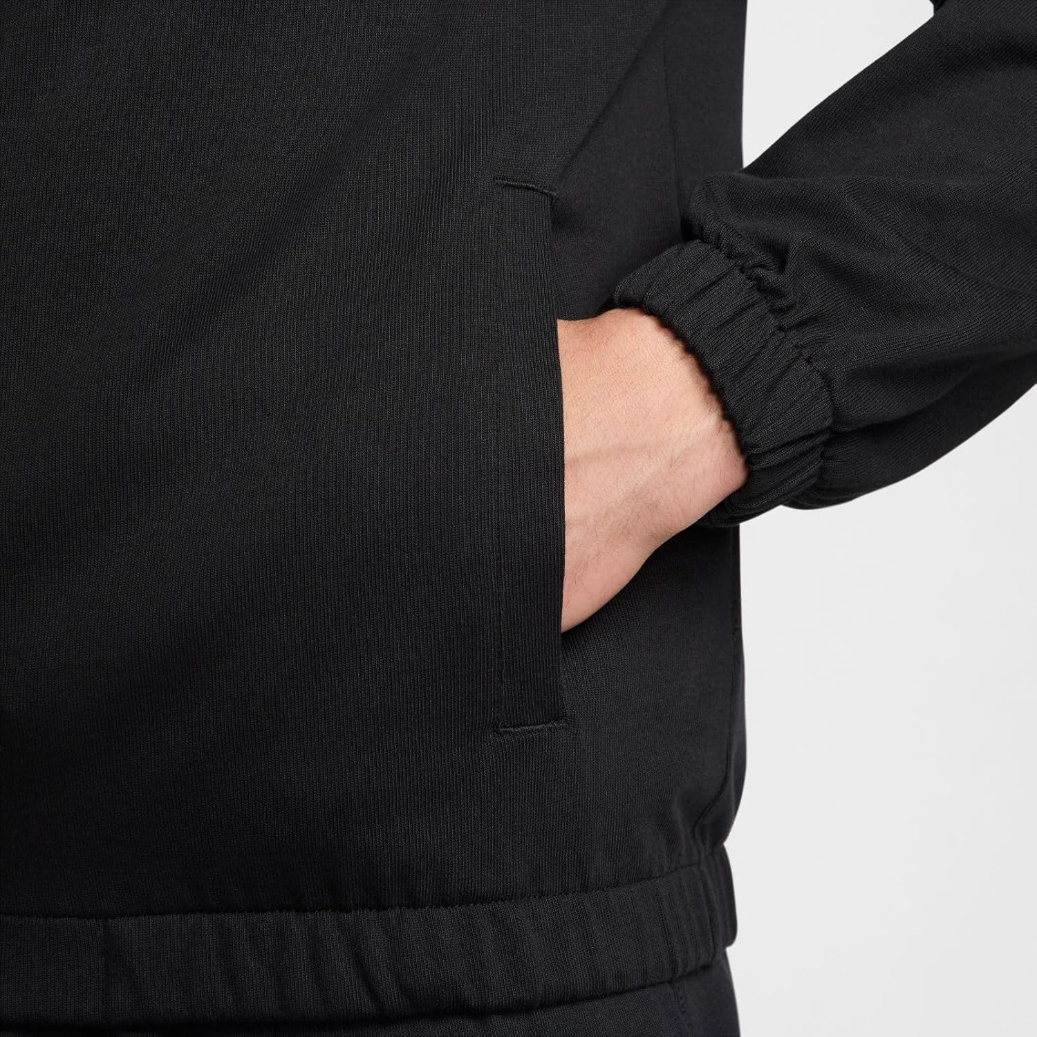 Nike Club Men's Knit Jacket (Black/White, FQ3426-010) Size Medium