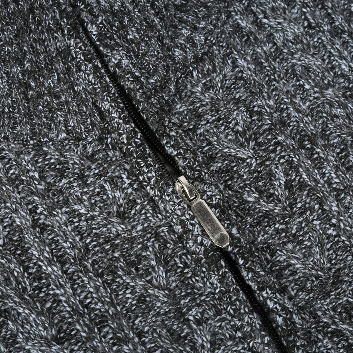 Sliktaa Gilet Cardigan Hommes Slim Fit Casual Veste Grosse Maille Col Droit 5 Couleurs Unie Confortable