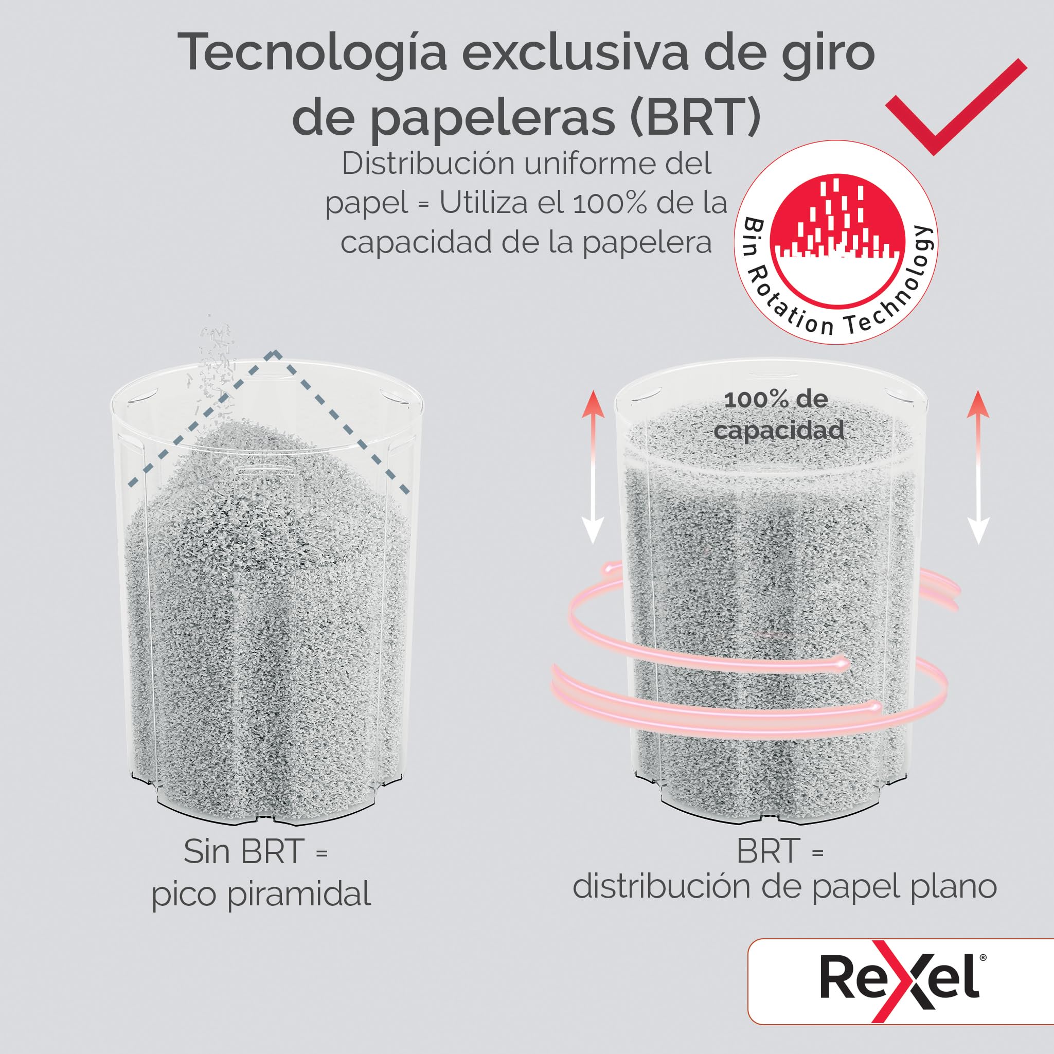 Rexel ShredMax AutoFeed+ 300M destructora microcorte P5, 300 Hojas