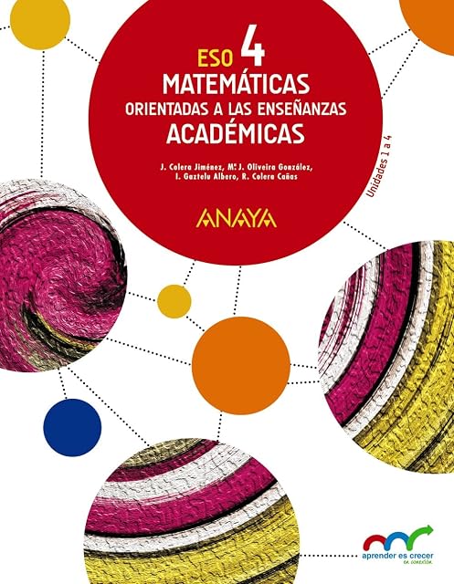 Portada de Matemáticas orientadas a las Enseñanzas Académicas 4