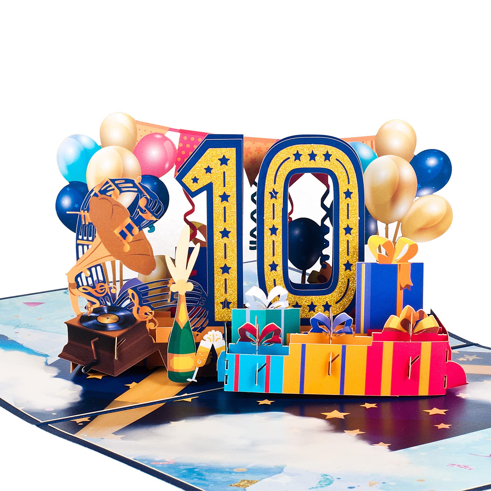 3D Birthday Card, Pop Up Birthday Card, Pop Up 3D Cards Birthday, Wedding Anniversary Card With Envelope, Creative Anniversary Greeting Cards For Folding, For Family, Friends, Children, Lovers