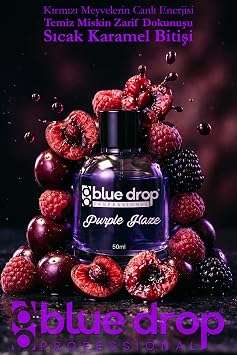 Blue Drop Purple Haze Premium Erkek Parfümü 50 ml – Kırmızı Meyvelerin Canlı Enerjisi, Temiz Miskin Zarif Dokunuşu, Sıcak Karamel Bitişi. Canlılığın Gücü. Karizmanın İmzası.