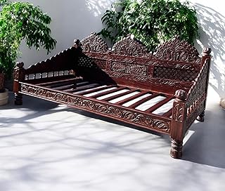 Carved Arch DayBed, Medium Antique Finish Day Bed. The Sofa is Handcraft...