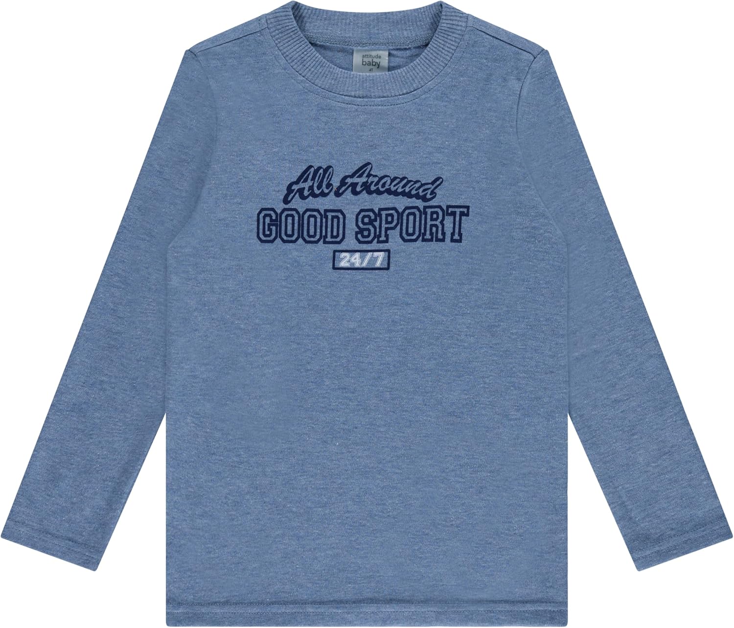 Cudlie 5-Pack Baby/Toddler Boy Long Sleeve Shirt - Basic Tshirt Tops, Light Undershirt - Solid & Striped Tees for Boys - Image 8