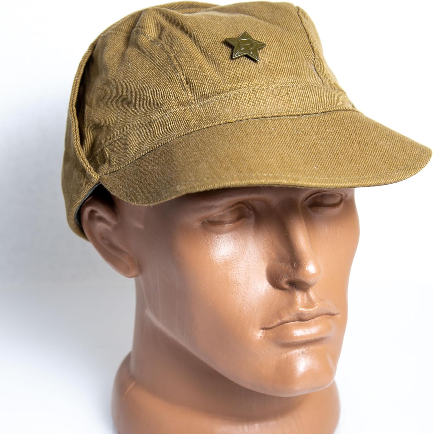 Afghanka Summer Cap hat USSR Russian Military Soldier Field Desert Size 57 70s Sand Color