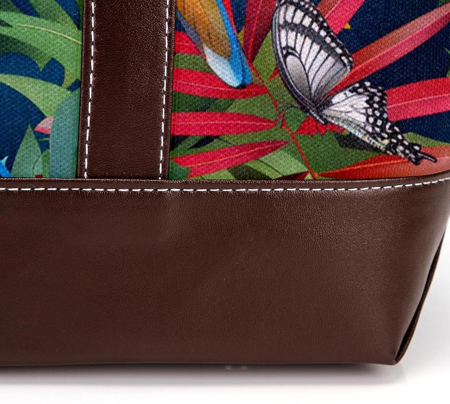 [YTYVAGT] 女性用財布、女性用トートバッグ、女性用ハンドバッグ,熱帯のジャングルの蝶の鳥