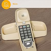 Vista 18 de Teléfono con cable AT&T 688 pies, Negro