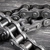 Vista 7 de uxcell Rodillo de enlace de conector maestro de cadena #25, acero al carbono de paso de 1/4 pulgadas, eslabones divididos de conexión estándar