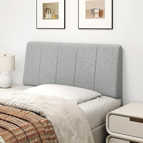 Twin Size Headboard Only-No Assembly, Upholstered Headboard Twin Size Linen