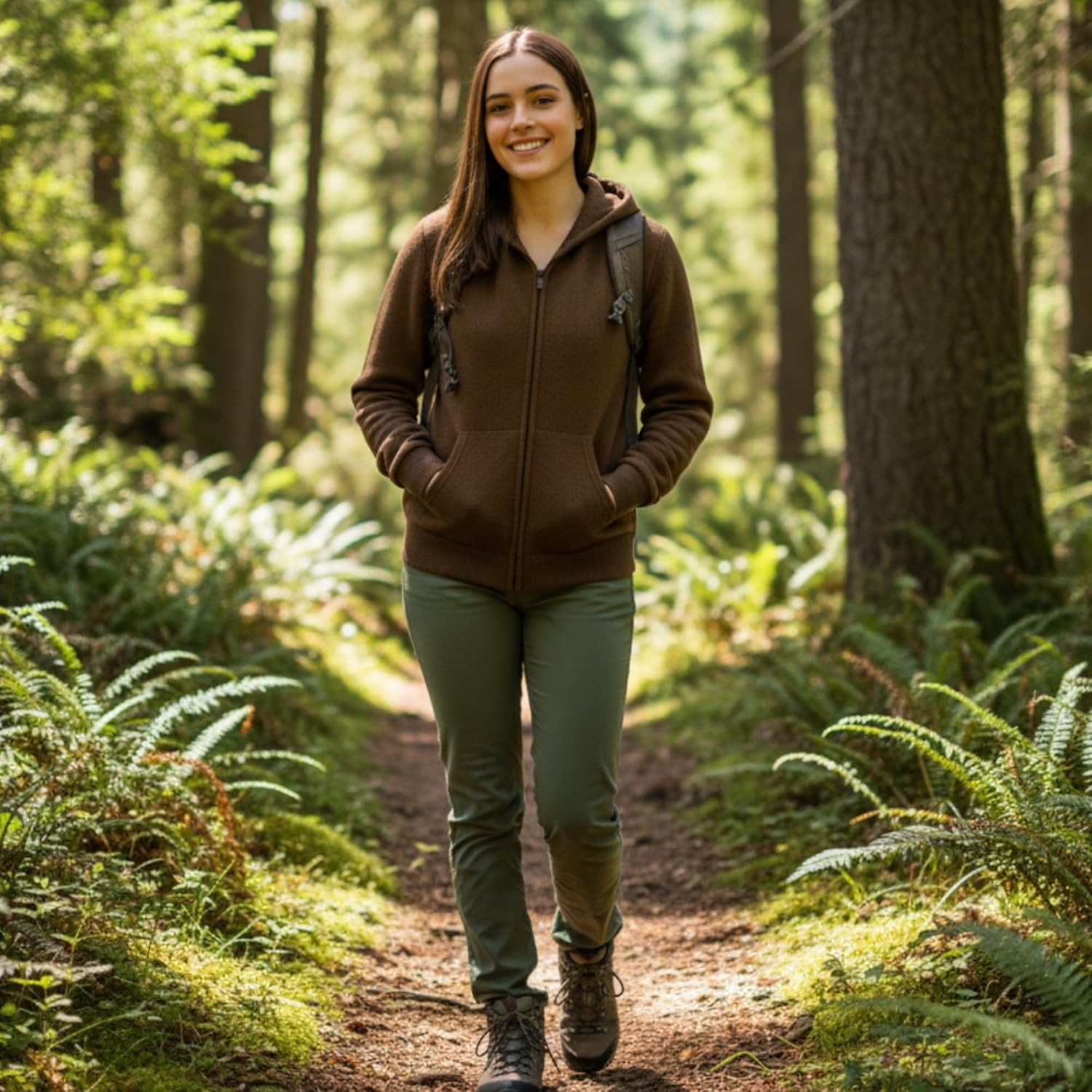 Gamboa Alpaca Cardigan Sweater for Men and Women Hoodie Mens Jacket Light and Softness Wool Knitted - Image 3