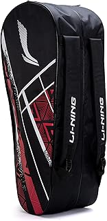 Li-Ning Raider Max Double Zipper Polyester Badminton Kit Bag | Unbreakable Zippers | Easy Mobility | Unisex - Men, Boys, Girls, Women