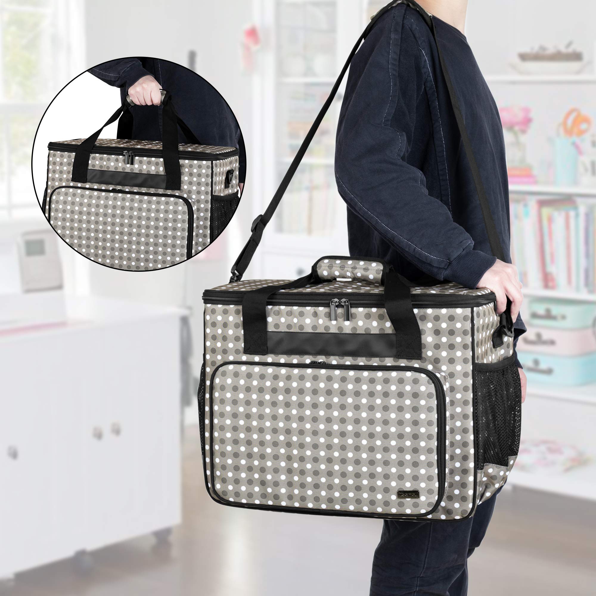 Teamoy Bolsa para Máquina de Coser, Maletas de Transporte máquinas de Coser